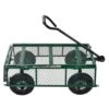 Juggernaut Carts GW3418-GR Heavy Duty Steel Frame 400 Pound Load Capacity Outdoor Utility Garden Wagon With Pneumatic Tires, Green Finish -Garden Promotional Store GUEST 0037051d 8251 40c2 a839 2178b4662672