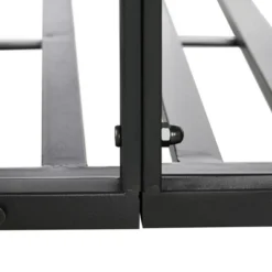 Outsunny 6' Metal Arch Backyard Garden Bridge, Safety Siderails, Arc Footbridge For Backyard Creek, Stream, Pond, Black -Garden Promotional Store GUEST 0086d8d3 8716 4f68 a109 6321b7269141