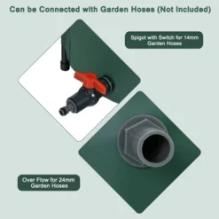 Costway 53 Gallon Portable Rain Barrel Water Collector Collapsible Tank W/Spigot Filter -Garden Promotional Store GUEST 00b78fd1 401e 41fe 8f43 10ed2b6fea7d