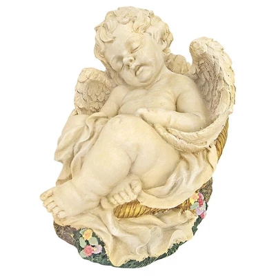 Design Toscano Afternoon Nap Angel Sculpture - Medium - Multicolored 4 Design Toscano Afternoon Nap Angel Sculpture - Medium - Multicolored - Image 2