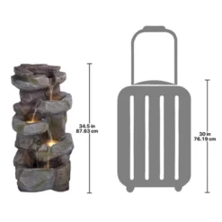 Design Toscano Rocky Peak Cascading Waterfall Garden Fountain 15 Design Toscano Rocky Peak Cascading Waterfall Garden Fountain -Garden Promotional Store GUEST 024e1c27 4d16 49e9 b73b 41d7419542db