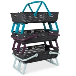 Gardener's Supply Company Multipurpose Garden Basket | Large Mod Hod For Carrying, Collecting, And Cleaning Vegetable Harvest | Farmers Market Basket -Garden Promotional Store GUEST 02b4fd56 c639 4733 ae84 7f8badcd88e5