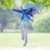 24" Metal Bird Spinning Wings Wind Chime Blue - Exhart -Garden Promotional Store GUEST 0354d058 8866 48f4 b6df 46571a24c0e5