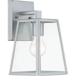 John Timberland Arrington Modern Outdoor Wall Light Fixture Silver Steel 10 3/4" Clear Glass For Post Exterior Barn Deck House Porch Yard Posts Patio 11 John Timberland Arrington Modern Outdoor Wall Light Fixture Silver Steel 10 3/4" Clear Glass For Post Exterior Barn Deck House Porch Yard Posts Patio -Garden Promotional Store GUEST 049dac48 d857 4e69 b5c4 4bac89bd01d3