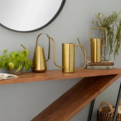 Set Of 3 Glam Metal Tall Planters Gold - Olivia & May -Garden Promotional Store GUEST 04bf7c97 9714 4fce 9e19 0add2ab12251