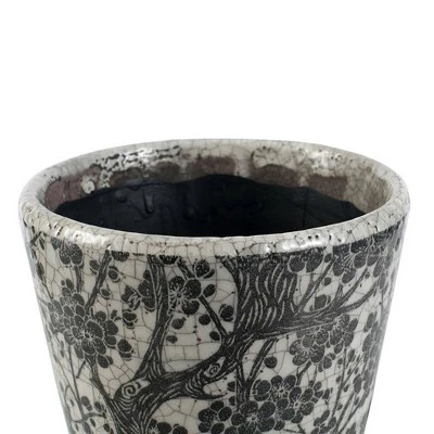 A&B Home 3pc Outdoor Decor Floral Naturespire Planters - Blue 3 A&B Home 3pc Outdoor Decor Floral Naturespire Planters - Blue