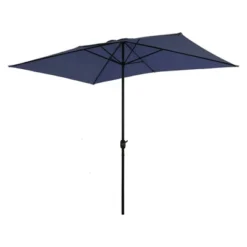 10 ' X 6.6' Rectangular Outdoor Patio Market Umbrella With Straight Crank - Captiva Designs -Garden Promotional Store GUEST 06b10dce 82a1 4e29 b100 dde49c6b772c