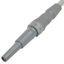 Bernini 75' No-Kink Expandable Metal Garden Hose With New Grip Collar - Gray