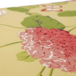 Outdoor 2-Piece Square Toss Pillow Set - Yellow/Red Floral - Pillow Perfect