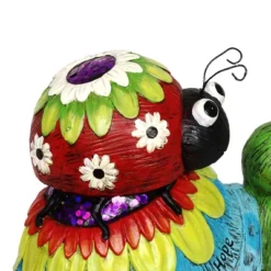 9.25" Resin Garden Turtle And Lady Bug Statue - Exhart -Garden Promotional Store GUEST 0880bca7 3edf 4992 9331 74c656f9247f