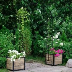 Costway Garden Arch Arbor Trellis Pergola 7.5 Ft Metal Archway For Climbing Plants Party 14 Costway Garden Arch Arbor Trellis Pergola 7.5 Ft Metal Archway For Climbing Plants Party -Garden Promotional Store GUEST 09483026 d1c5 4247 bcdd c709c4e71a13