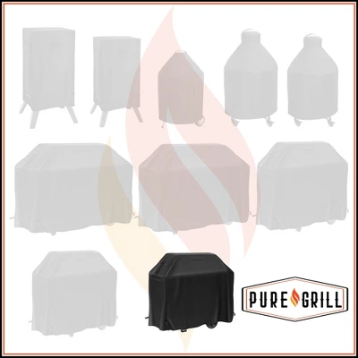 Pure Grill 32-Inch BBQ Grill Cover For All Outdoor Barbecue Gas Grill Brands, Universal Fit 8 Pure Grill 32-Inch BBQ Grill Cover For All Outdoor Barbecue Gas Grill Brands, Universal Fit - Image 6