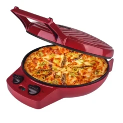 Courant 12 Inch Electric Griddle And Pizza Maker W/ Dial, Opens 180° -Garden Promotional Store GUEST 0b5b5289 5181 4edf 858f 7af008a1084f