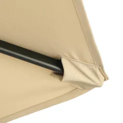 7.5' X 7.5' Bistro Market Patio Umbrella Champagne - Island Umbrella -Garden Promotional Store GUEST 0c37fc2b d00f 4d2c 8cac aebff2605bdd