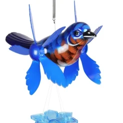 24" Metal Bird Spinning Wings Wind Chime Blue - Exhart -Garden Promotional Store GUEST 0cafcfc5 7795 4120 9b7d 38e23219ac2a
