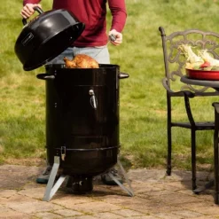 Cuisinart Vertical 18" Charcoal Smoker COS-118 Black -Garden Promotional Store GUEST 0d0e9b97 07dd 4a60 8036 80a5da8c0b8a