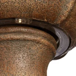 John Timberland Arosco Rustic 3 Tier Basin Outdoor Floor Water Fountain With LED Light 43" For Yard Garden Patio Home Deck Porch Exterior Balcony Roof -Garden Promotional Store GUEST 0dab35aa 6f03 4b22 964c b9fefb75d8e3