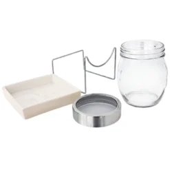 Tribest GEO Sprouting Jar System With Stainless Steel Rack And Ceramic Base Plate – Clear -Garden Promotional Store GUEST 0db44342 1f1d 4440 af90 29990d9b606e