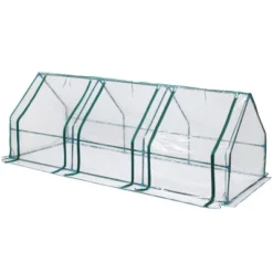 Aoodor 9 Ft. X 3 Ft. X 3 Ft. Mini Outdoor Greenhouse Three Zipped Doors -Garden Promotional Store GUEST 119373e7 4b59 4706 8436 e3161cb29942