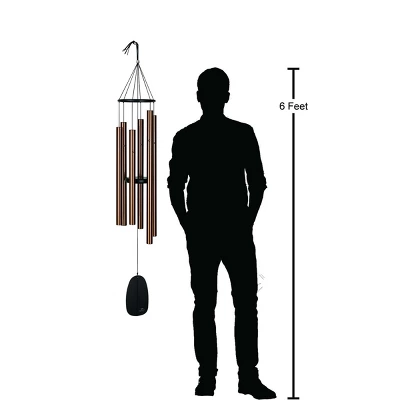 Woodstock Wind Chimes Signature Collection, Bells Of Paradise, 54'' Wind Chimes For Outdoor Patio Garden Decor 5 Woodstock Wind Chimes Signature Collection, Bells Of Paradise, 54'' Wind Chimes For Outdoor Patio Garden Decor - Image 3