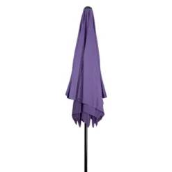 Northlight 8.85ft Outdoor Patio Lotus Umbrella With Hand Crank, Purple -Garden Promotional Store GUEST 12bca6a5 2689 4f5b 8842 7930dc005ee6