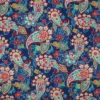 2pk Paisley Party Reversible Chair Pads Blue - Pillow Perfect