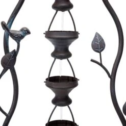 41" Metal Seven Hanging Cup Tier Layered Floor Fountain Bronze - Alpine Corporation -Garden Promotional Store GUEST 13c13815 078f 4e75 b42d ec2144b63fb1