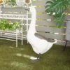 25" X 8" Magnesium Oxide French Country Duck Garden Sculpture White - Olivia & May -Garden Promotional Store GUEST 15583e57 85ad 4ffe ae71 9042e22a9af7