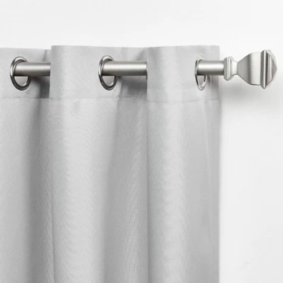 Set Of 2 Indoor/Outdoor Solid Cabana Grommet Top Curtain Panels - Exclusive Home 7 Set Of 2 Indoor/Outdoor Solid Cabana Grommet Top Curtain Panels - Exclusive Home - Image 5