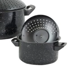 Gibson Home Casselman 4 Piece Nonstick Pasta Pot Set In Black With Bakelite Handle/Knob -Garden Promotional Store GUEST 181f589b 2876 4d5d 8ac2 3555bb7dba71