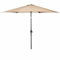 Costway 9FT Patio Umbrella Patio Market Steel Tilt W/ Crank Outdoor Yard Garden, White -Garden Promotional Store GUEST 181f90f7 f97f 4f00 a7c6 af554c9f5de4