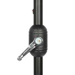 9' X 9' Mirage II Fiesta Market Patio Umbrella With Solar LED Tube Lights Champagne - Island Umbrella -Garden Promotional Store GUEST 1866e5c0 7910 4e25 af6b 385eedb4783e