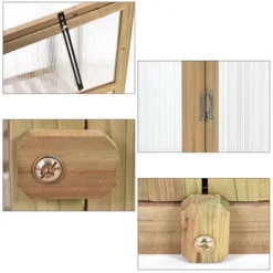 Costway Garden Portable Wooden GreenHouse Cold Frame Raised Plants Shelves Protection -Garden Promotional Store GUEST 197910bf b1b7 45f3 ba23 7baeb09b69c1