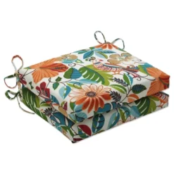 Lensing Jungle Outdoor Cushion Set - White - Pillow Perfect -Garden Promotional Store GUEST 19ee8d26 3a75 4aac be3c 959475724932