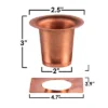 Marrgon 2 Inch Copper Gutter Adapter - Rain Chain Hanger & Diverter -Garden Promotional Store GUEST 1af0cd56 6d74 49bc b633 5d214a2c2666
