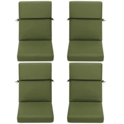 Aoodor Indoor Outdoor High Back Chair Cushions Replacement Set Of 4 -Garden Promotional Store GUEST 1babdd35 1e8a 4c65 ba0e 336e0be263b1