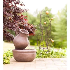 Wind & Weather Gold And Brown Abstract Metal Trellis -Garden Promotional Store GUEST 1bb2e637 6952 4504 9f12 a1112544b3b7