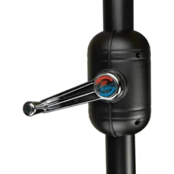 Northlight 15' Outdoor Patio Market Umbrella With Hand Crank, Black -Garden Promotional Store GUEST 1c3c7100 9690 4d86 a092 11db5749e252