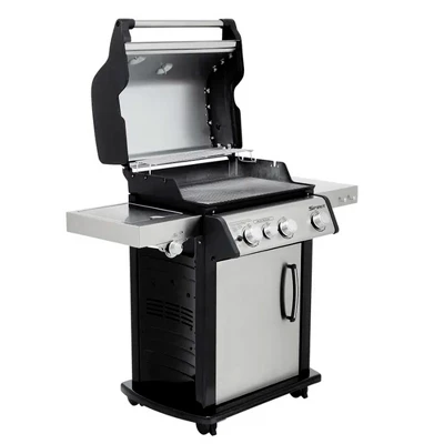 Weber Spirit SP-335 Stainless Steel 3 Burner 32000 BTUs Lidded Liquid Propane Gas Grill With 529 Sq In Cooking Area, Side Burner, And Sear Station 5 Weber Spirit SP-335 Stainless Steel 3 Burner 32000 BTUs Lidded Liquid Propane Gas Grill With 529 Sq In Cooking Area, Side Burner, And Sear Station - Image 3