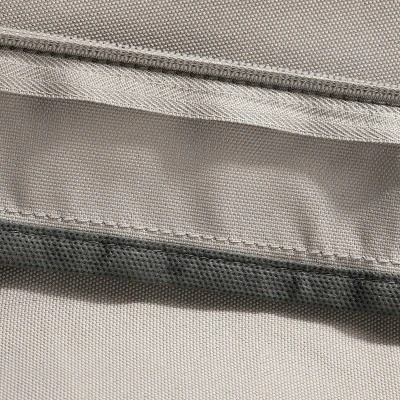 42" X 18" X 3" Ravenna Water-Resistant Patio Bench/Settee Cushion Mushroom - Classic Accessories 6 42" X 18" X 3" Ravenna Water-Resistant Patio Bench/Settee Cushion Mushroom - Classic Accessories - Image 4