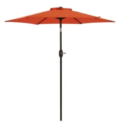 7.5' X 7.5' Outdoor Patio Umbrella With Button Tilt And Crank - Wellfor 41 7.5' X 7.5' Outdoor Patio Umbrella With Button Tilt And Crank - Wellfor -Garden Promotional Store GUEST 1e06b2c4 8298 4e14 8e4b 6a67ed8b8f36