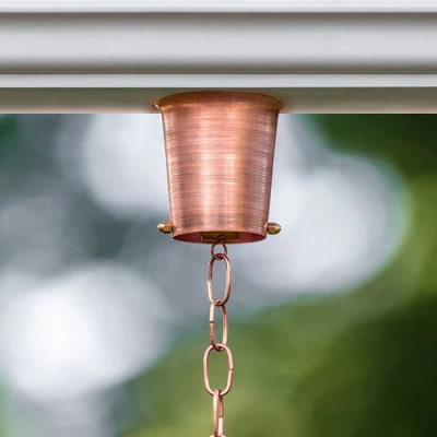 Marrgon 2 Inch Copper Gutter Adapter - Rain Chain Hanger & Diverter 5 Marrgon 2 Inch Copper Gutter Adapter - Rain Chain Hanger & Diverter - Image 3
