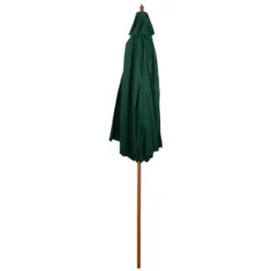 Northlight 8.5ft Outdoor Patio Market Umbrella With Wooden Pole, Green -Garden Promotional Store GUEST 1e97eaf7 0fcd 43fe b53d 4fb5aff26776