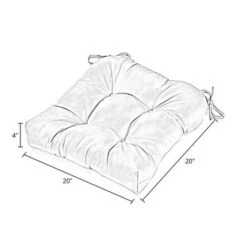 Solid Outdoor Seat Cushion - Kensington Garden -Garden Promotional Store GUEST 1ebab5c9 5a19 48dd b00d 8bc299e92e46
