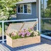 Costway Wooden Cold Frame Greenhouse Flower Planter Raised Plants Bed Protection 1 Costway Wooden Cold Frame Greenhouse Flower Planter Raised Plants Bed Protection -Garden Promotional Store GUEST 1edc0009 9530 4d39 9880 82c54f35a72f