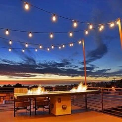 Novelty Lights Globe Outdoor String Lights With 25 In-Line Sockets Black Wire 25 Feet -Garden Promotional Store GUEST 20884684 20a7 4623 ad59 944d3a4de98d