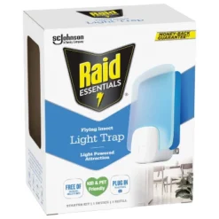 Raid Essentials Flying Insect Light Trap Starter Kit - 1 Device + 1 Refill -Garden Promotional Store GUEST 21f748cf f918 4edf b74d 2e69375e9668