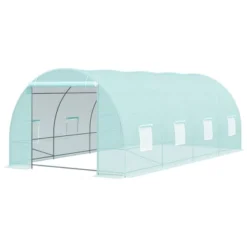 Outsunny 20' X 10' X 7' Walk-In Tunnel Greenhouse Garden Warm House Large Hot House Kit With 8 Roll-up Windows & Roll Up Door, Steel Frame 13 Outsunny 20' X 10' X 7' Walk-In Tunnel Greenhouse Garden Warm House Large Hot House Kit With 8 Roll-up Windows & Roll Up Door, Steel Frame -Garden Promotional Store GUEST 22aa79e2 cbfe 4b91 91d3 23ef7e6b9ddb
