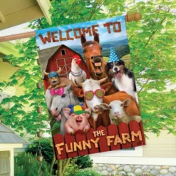 Funny Farm Summer House Flag 28 X 40 Briarwood Lane 5 Funny Farm Summer House Flag 28 X 40 Briarwood Lane -Garden Promotional Store GUEST 2467ee42 7330 45f6 8ecb 2843800397e7
