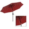 Nature Spring Patio Umbrella With LED Lights - 10' X 8', Red 1 Nature Spring Patio Umbrella With LED Lights - 10' X 8', Red -Garden Promotional Store GUEST 246e1251 dcca 4023 8cfe 79efa8f15d2a